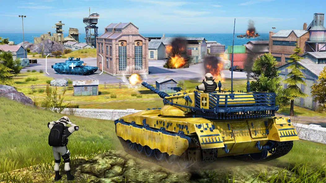 Tank Battle Army Games 2023  [МОД Меню] Screenshot 2