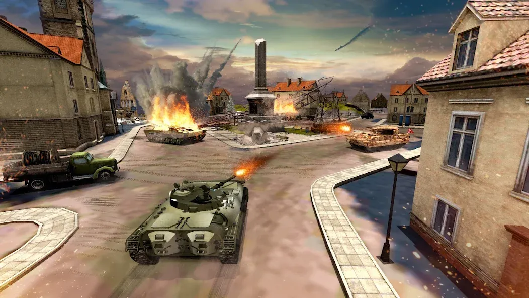 Tank Battle Army Games 2023  [МОД Меню] Screenshot 3