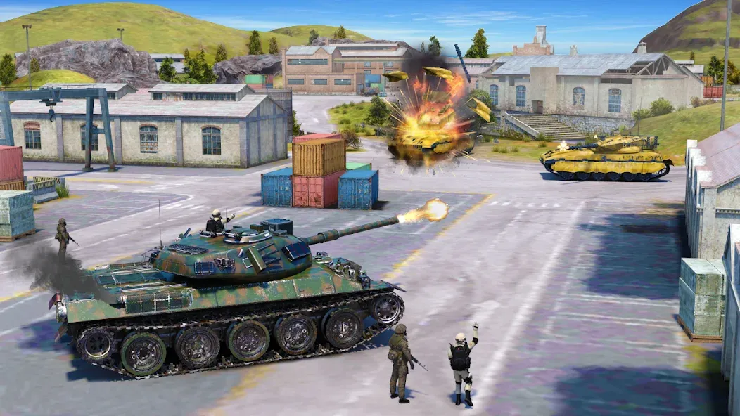 Tank Battle Army Games 2023  [МОД Меню] Screenshot 4