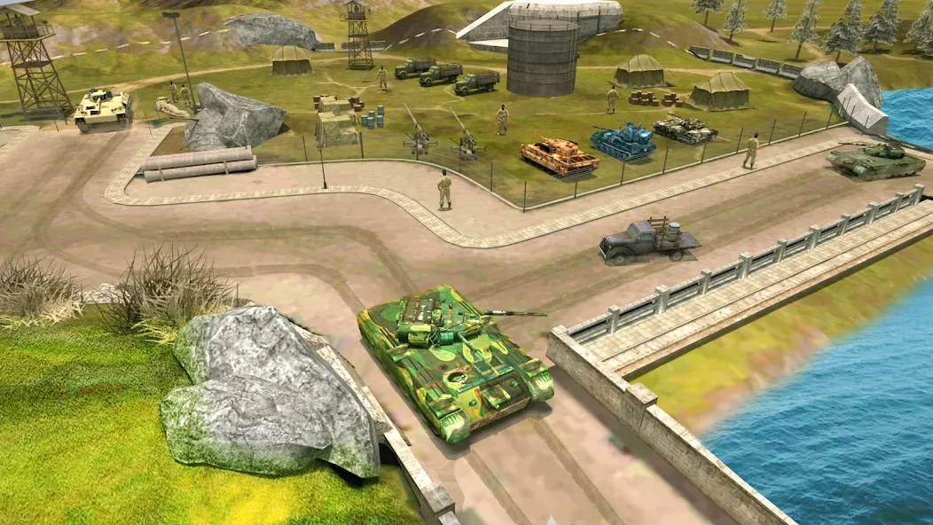 Tank Battle Army Games 2023  [МОД Меню] Screenshot 5