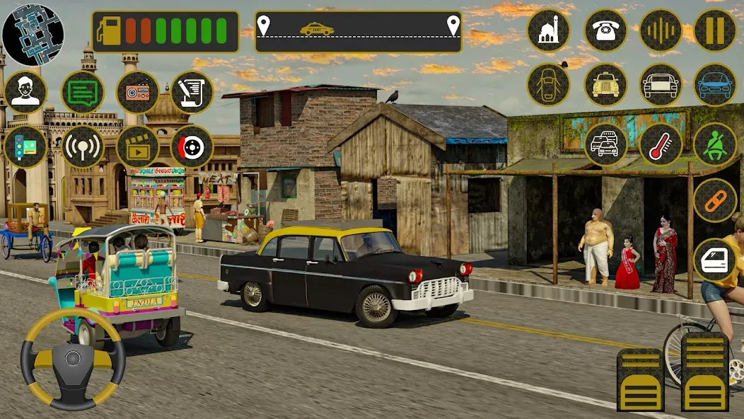 Indian Taxi Simulator car Game (Индийский такси симулятор автомобиля Игра)  [МОД Unlimited Money] Screenshot 2