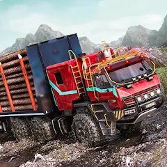 Скачать взлом Offroad Mud Truck Driving Sim [МОД Все открыто] на Андроид