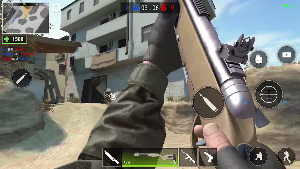 Modern Gun: Shooting War Games (Модерн Ган)  [МОД Unlimited Money] Screenshot 4