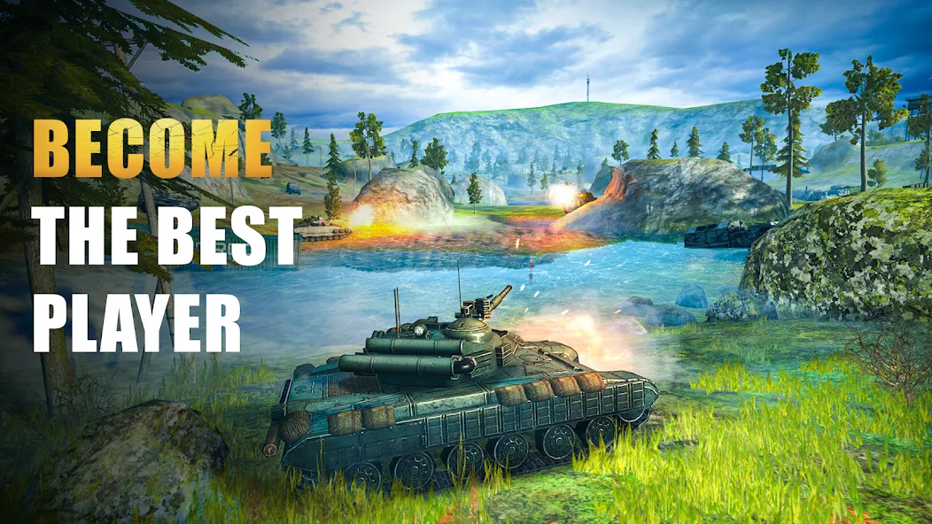 Tank Force: Tank games blitz  [МОД Все открыто] Screenshot 2