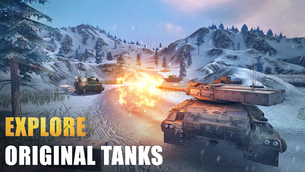 Tank Force: Tank games blitz  [МОД Все открыто] Screenshot 4