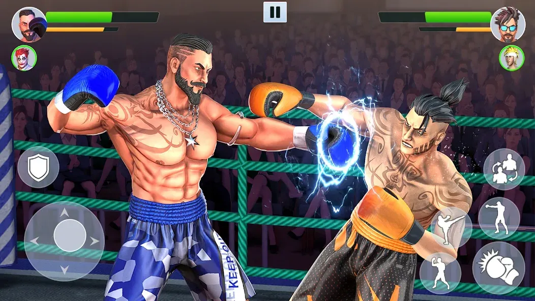 Boxing Heros: Fighting Games (Тэг Боксинг Игры)  [МОД Бесконечные деньги] Screenshot 3