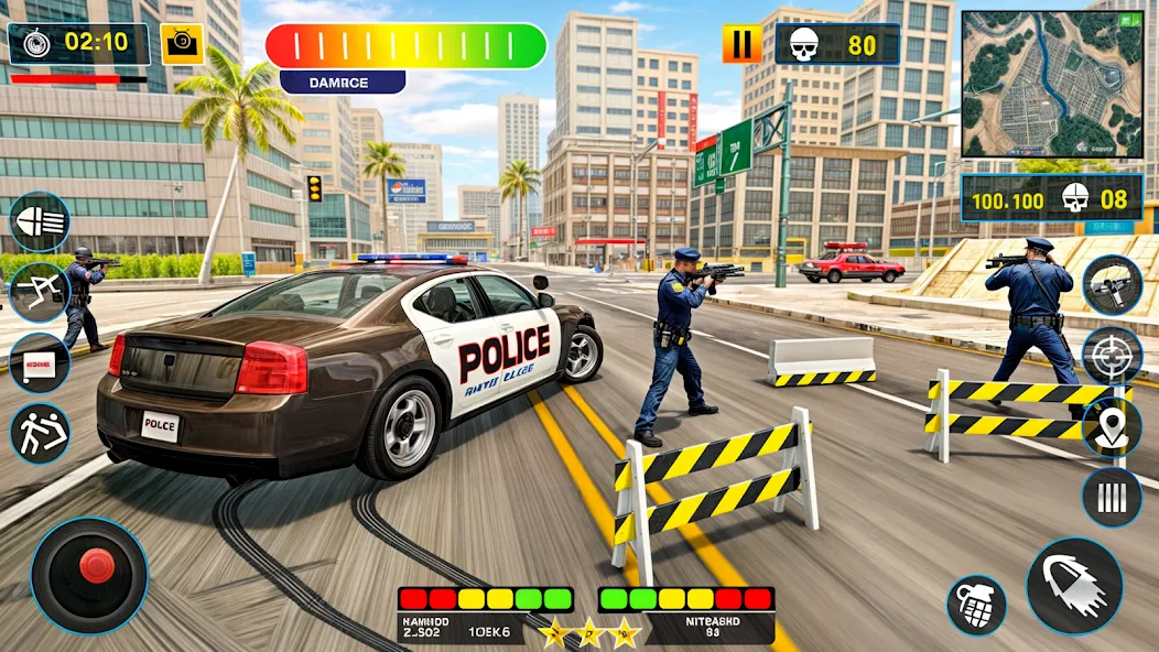 US Police Shooting Crime City  [МОД Бесконечные деньги] Screenshot 2