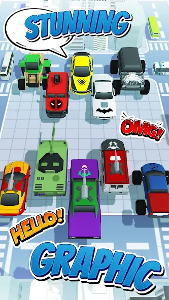 Superhero Car Merge Battle  [МОД Unlimited Money] Screenshot 4