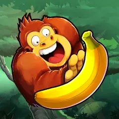 Скачать взлом Banana Kong (Банана Конг)  [МОД Меню] на Андроид