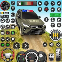 Скачать взлом Flying Prado Car Robot Game  [МОД Все открыто] на Андроид