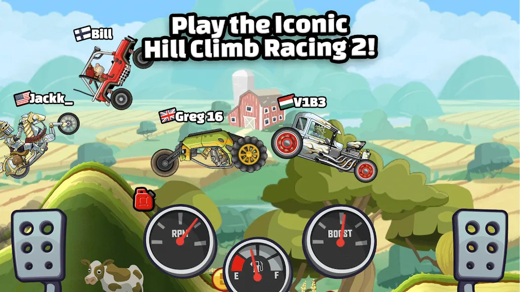 Hill Climb Racing 2 (Хилл Клаим Рейсинг 2)  [МОД Unlimited Money] Screenshot 1