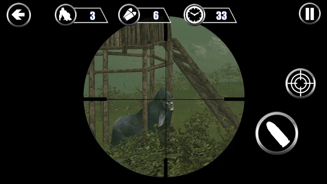 Gorilla Hunter: Hunting games (Горилла Хантер)  [МОД Unlimited Money] Screenshot 1