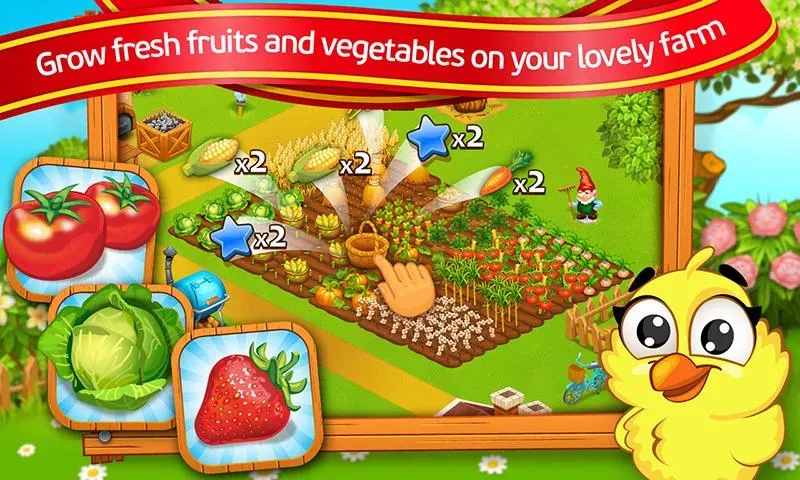 Farm Town: Cartoon Story  [МОД Menu] Screenshot 5