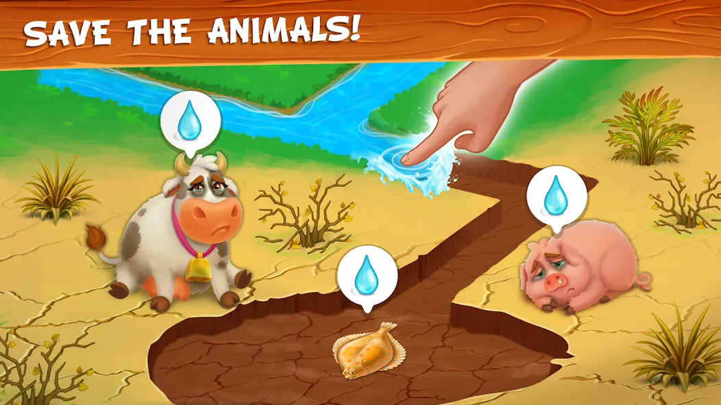 Farm Town - Family Farming Day (Фарм Таун)  [МОД Menu] Screenshot 5