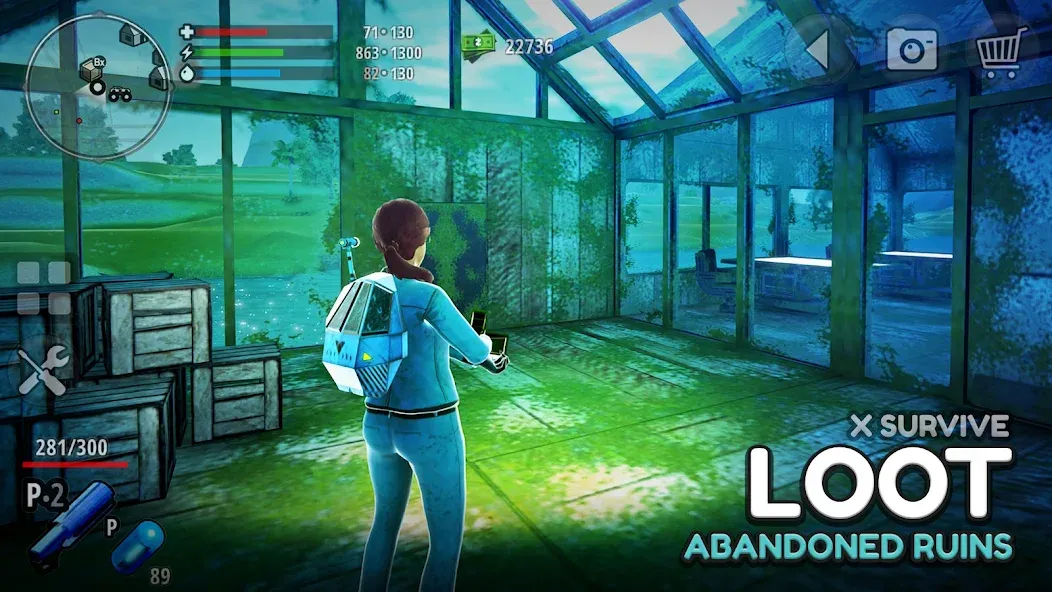 X Survive: Open World Sandbox (Икс Сурвайв)  [МОД Unlocked] Screenshot 4