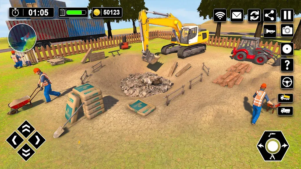 Wood House Construction Game  [МОД Бесконечные монеты] Screenshot 1