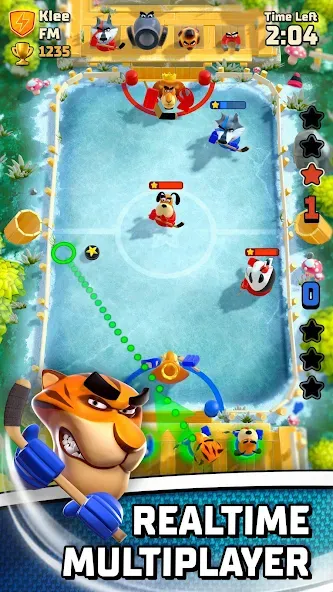 Rumble Hockey (Рамбл Хоккей)  [МОД Бесконечные монеты] Screenshot 1