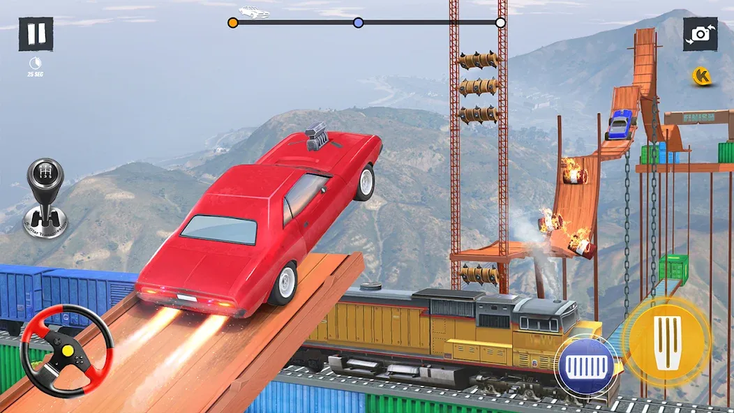 Car Stunt Games 3D Car Games  [МОД Много монет] Screenshot 1