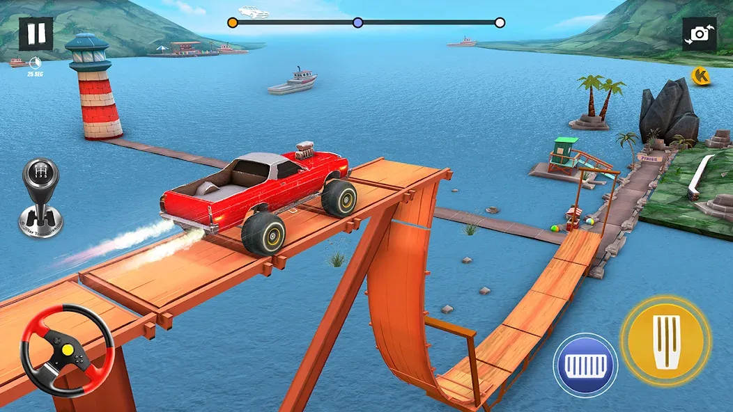 Car Stunt Games 3D Car Games  [МОД Много монет] Screenshot 3