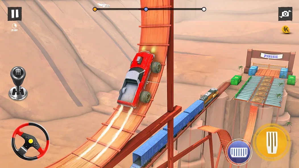 Car Stunt Games 3D Car Games  [МОД Много монет] Screenshot 5