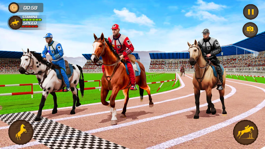 Horse Racing Game: Horse Games  [МОД Все открыто] Screenshot 2