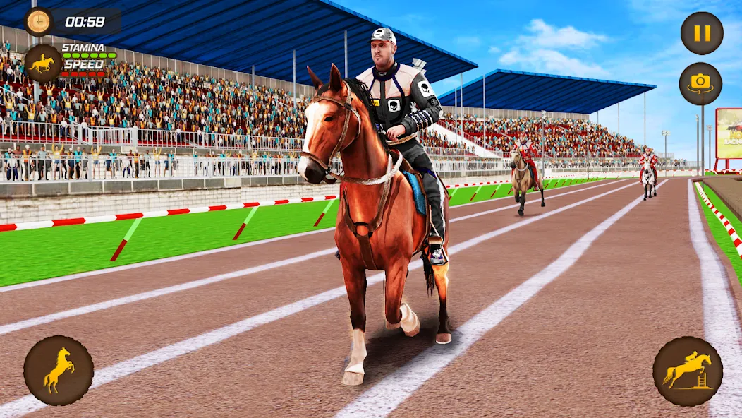 Horse Racing Game: Horse Games  [МОД Все открыто] Screenshot 3