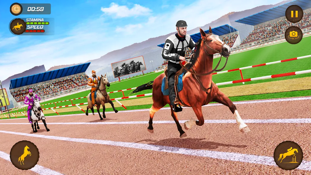 Horse Racing Game: Horse Games  [МОД Все открыто] Screenshot 4