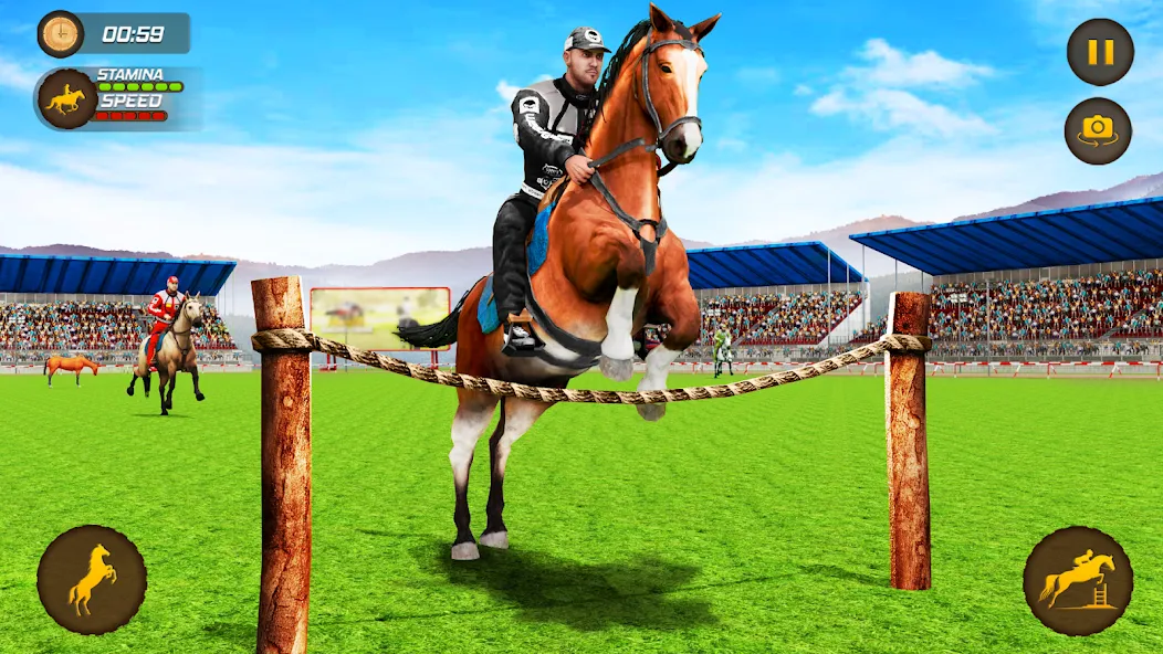 Horse Racing Game: Horse Games  [МОД Все открыто] Screenshot 5