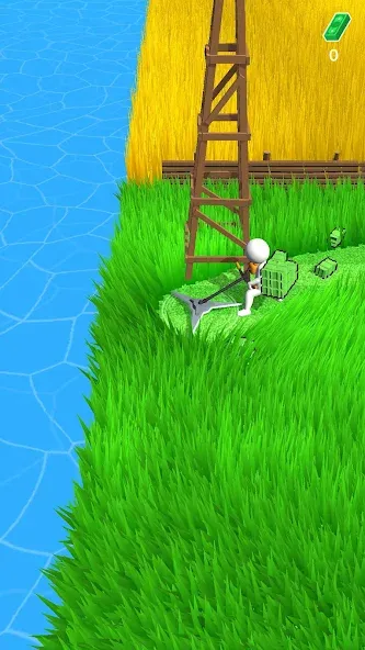 Stone Grass: Mowing Simulator (Стоун Грасс)  [МОД Unlimited Money] Screenshot 1