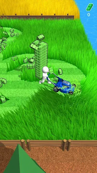 Stone Grass: Mowing Simulator (Стоун Грасс)  [МОД Unlimited Money] Screenshot 2