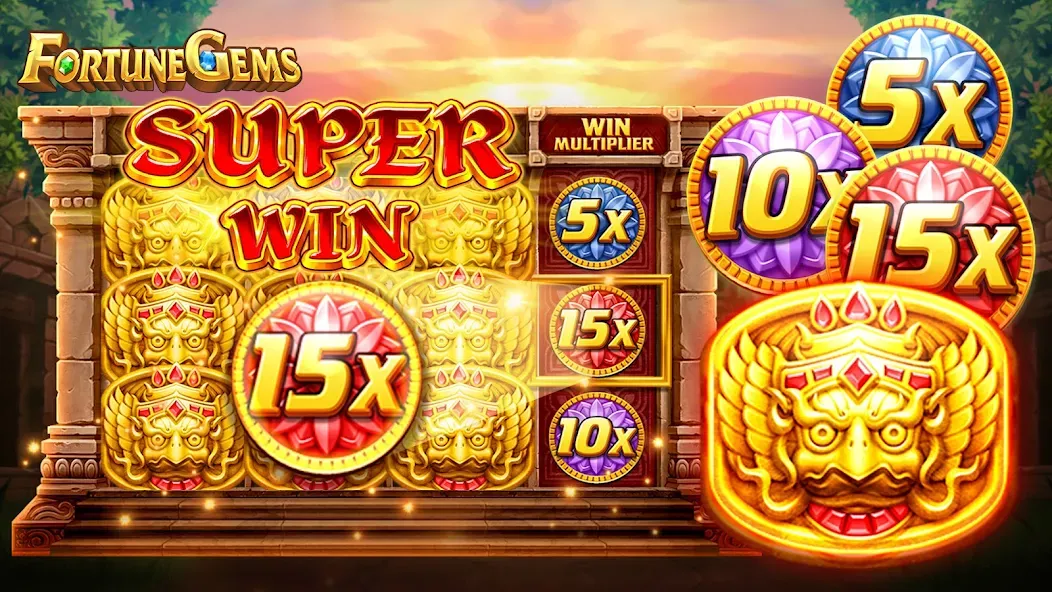 Slot Fortune Gems-TaDa Games (Слот Форчун Гемс)  [МОД Много денег] Screenshot 2