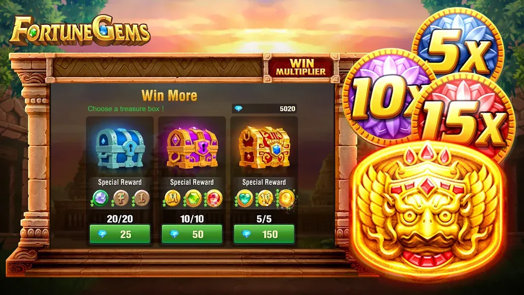 Slot Fortune Gems-TaDa Games (Слот Форчун Гемс)  [МОД Много денег] Screenshot 4