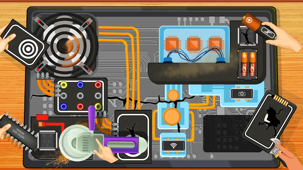 Electronics Repair Master  [МОД Бесконечные деньги] Screenshot 1