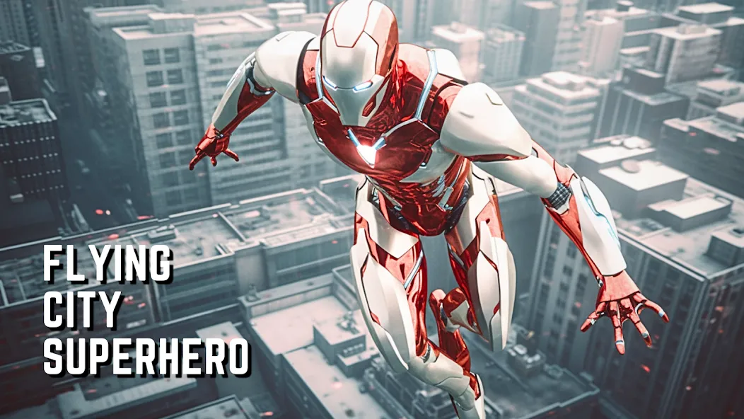 Super hero Flying iron jet man  [МОД Бесконечные деньги] Screenshot 1