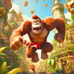 Скачать взлом Monkey jungle run kong gorilla [МОД Unlocked] на Андроид