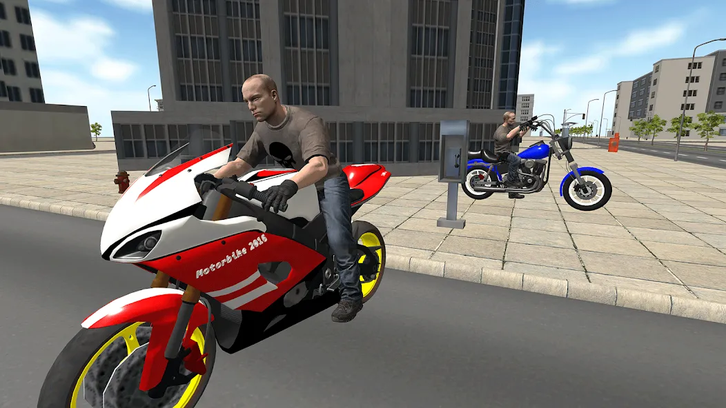 Bike Driving: Police Chase  [МОД Бесконечные деньги] Screenshot 4