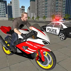 Скачать взлом Bike Driving: Police Chase [МОД Бесконечные деньги] на Андроид