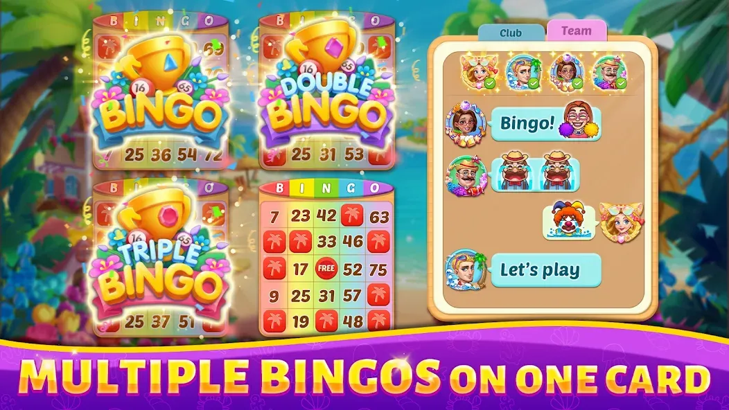 Bingo Rush - Club Bingo Games (Бинго Раш)  [МОД Бесконечные монеты] Screenshot 5