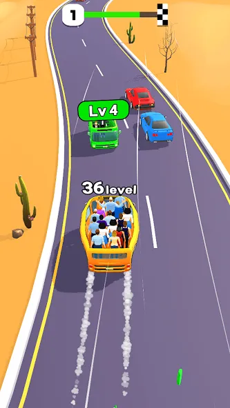 Level Up Bus (Левел Ап Бас)  [МОД Unlimited Money] Screenshot 3