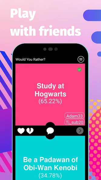 Would You Rather? questions  [МОД Menu] Screenshot 3