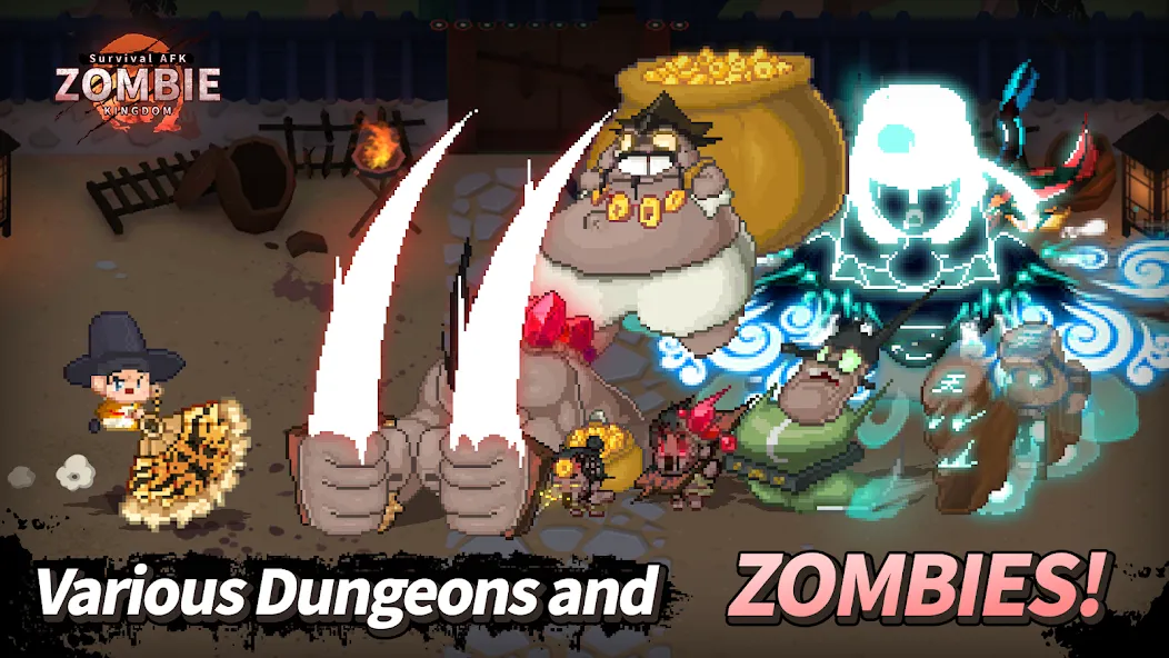 ZOMBIE Kingdom : Idle RPG (ЗОМБИ Кингдом)  [МОД Menu] Screenshot 3