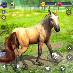 Скачать взлом Virtual Wild Horse Family Sim (Виртуальное семейство диких лошадей) [МОД Меню] на Андроид