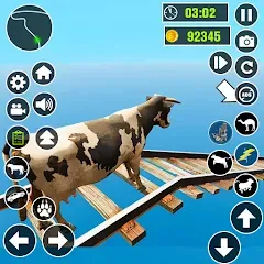 Скачать взлом Epic Cow Ramp Rush Run Game [МОД Mega Pack] на Андроид