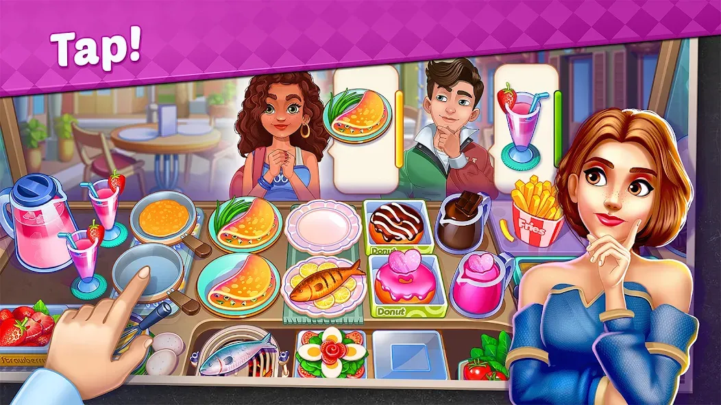 My Cafe Shop : Cooking Games (Мой Кафе Шоп)  [МОД Бесконечные деньги] Screenshot 1