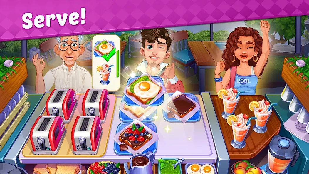 My Cafe Shop : Cooking Games (Мой Кафе Шоп)  [МОД Бесконечные деньги] Screenshot 3