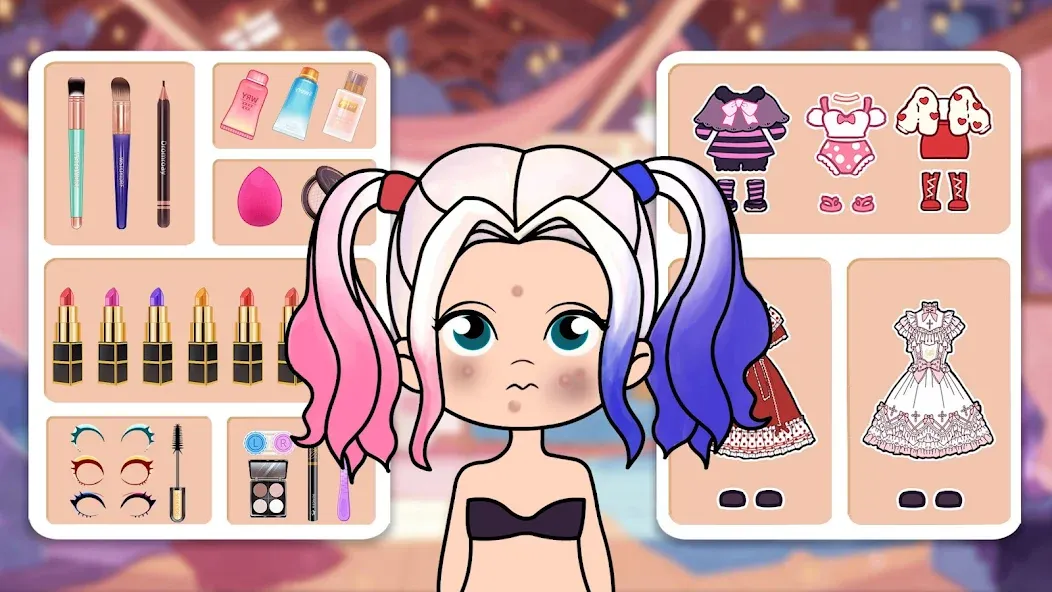 Doll Dress Up - Makeup Games  [МОД Unlocked] Screenshot 2