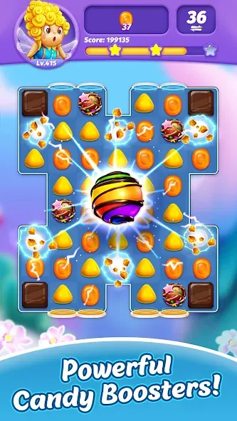 Candy Charming - Match 3 Games (энди Чарминг)  [МОД Бесконечные монеты] Screenshot 2