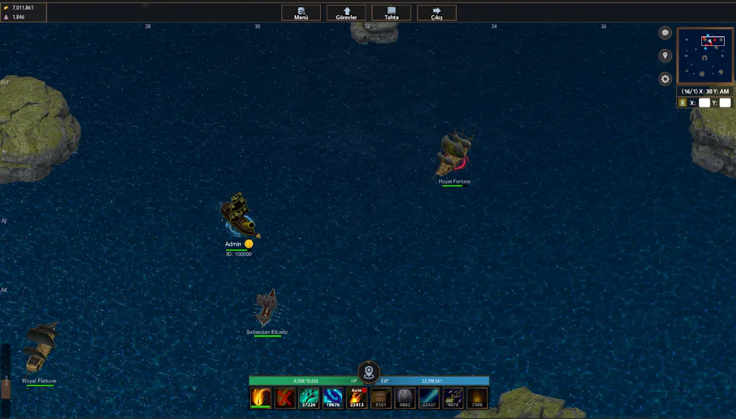 Battle of Sea: Pirate Fight (Битва на море)  [МОД Unlimited Money] Screenshot 1