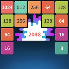 Скачать взлом 1M - Merge Number Block Puzzle  [МОД Много монет] на Андроид