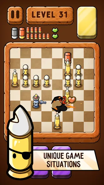 Bullet Chess: Board Shootout (Бюллет чесс)  [МОД Все открыто] Screenshot 4